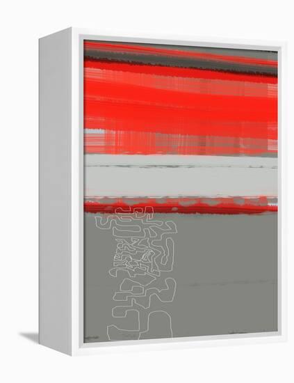 Abstract Red 1-NaxArt-Framed Stretched Canvas