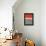 Abstract Red 1-NaxArt-Framed Stretched Canvas displayed on a wall