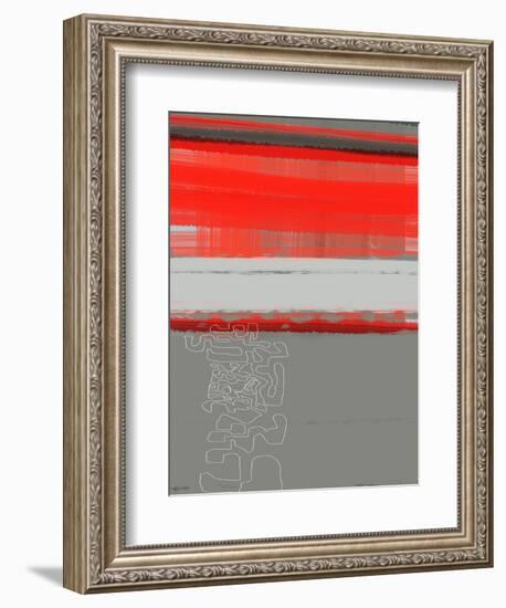 Abstract Red 1-NaxArt-Framed Art Print