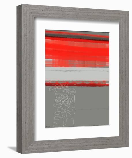 Abstract Red 1-NaxArt-Framed Art Print