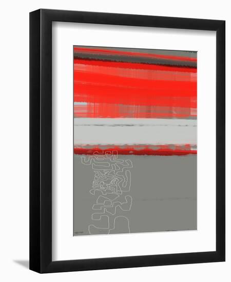 Abstract Red 1-NaxArt-Framed Art Print