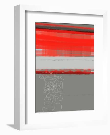 Abstract Red 1-NaxArt-Framed Art Print