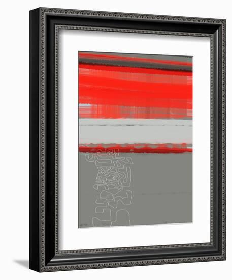 Abstract Red 1-NaxArt-Framed Art Print