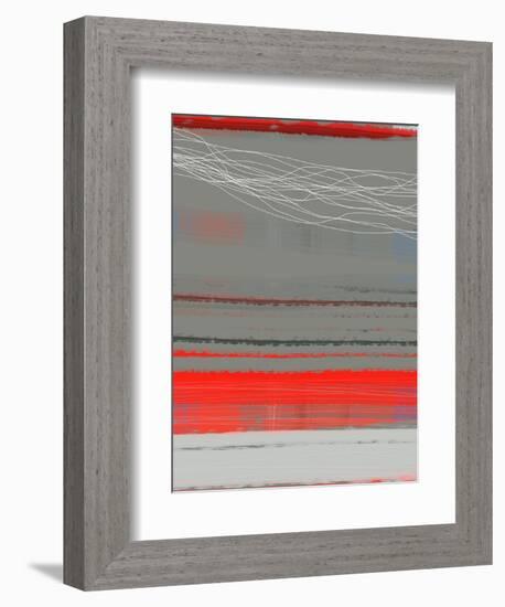 Abstract Red 2-NaxArt-Framed Art Print