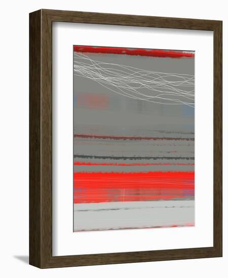 Abstract Red 2-NaxArt-Framed Art Print