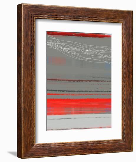 Abstract Red 2-NaxArt-Framed Art Print