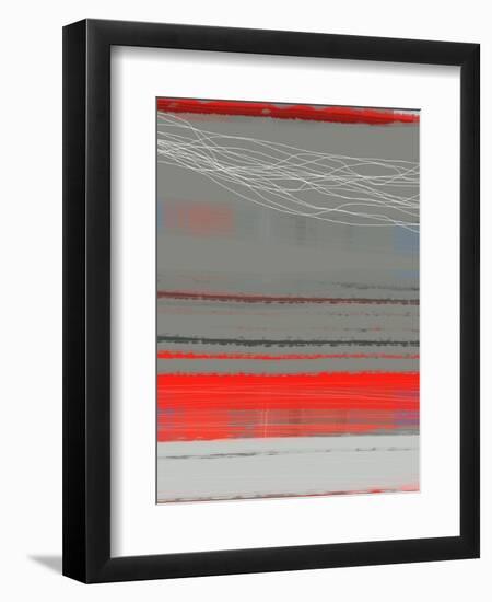 Abstract Red 2-NaxArt-Framed Art Print