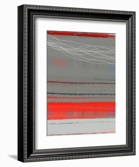 Abstract Red 2-NaxArt-Framed Art Print