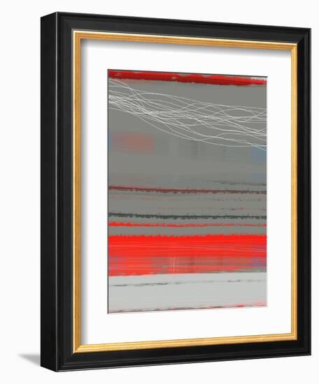 Abstract Red 2-NaxArt-Framed Art Print