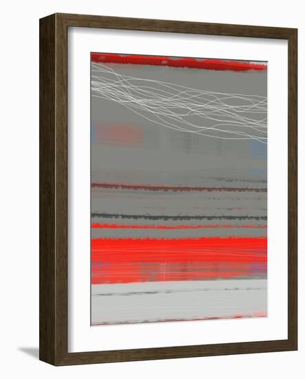 Abstract Red 2-NaxArt-Framed Art Print