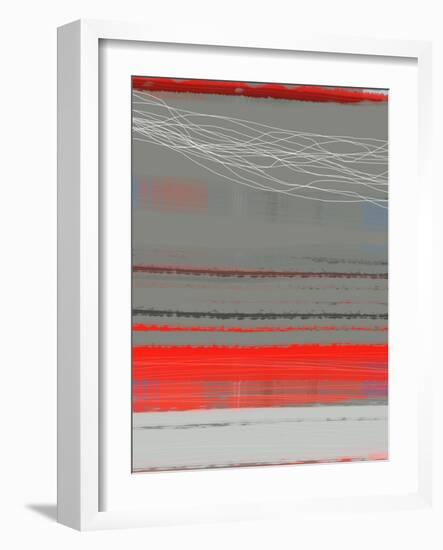 Abstract Red 2-NaxArt-Framed Art Print