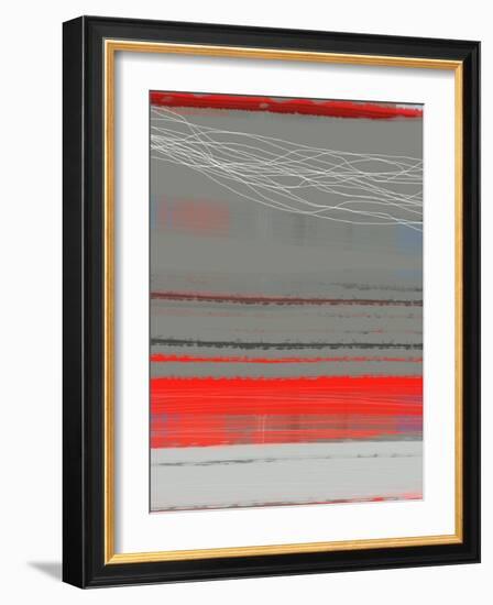 Abstract Red 2-NaxArt-Framed Art Print