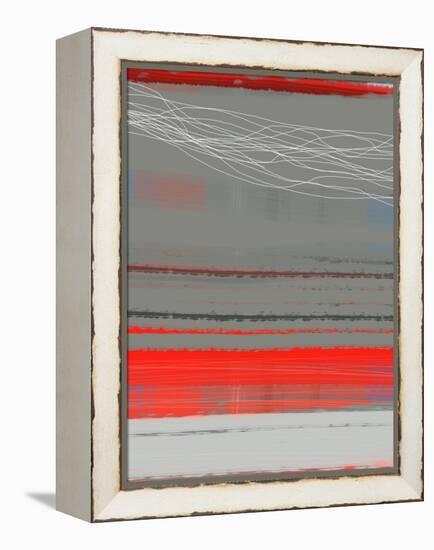 Abstract Red 2-NaxArt-Framed Stretched Canvas