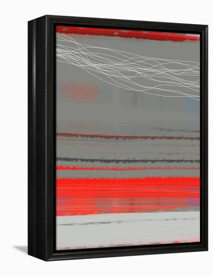 Abstract Red 2-NaxArt-Framed Stretched Canvas