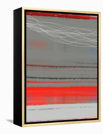 Abstract Red 2-NaxArt-Framed Stretched Canvas