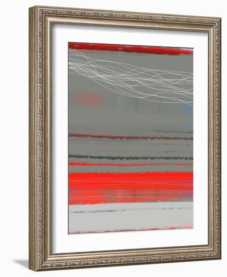 Abstract Red 2-NaxArt-Framed Art Print