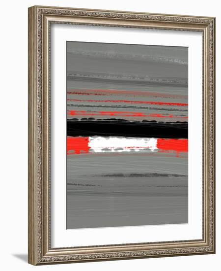 Abstract Red 4-NaxArt-Framed Art Print