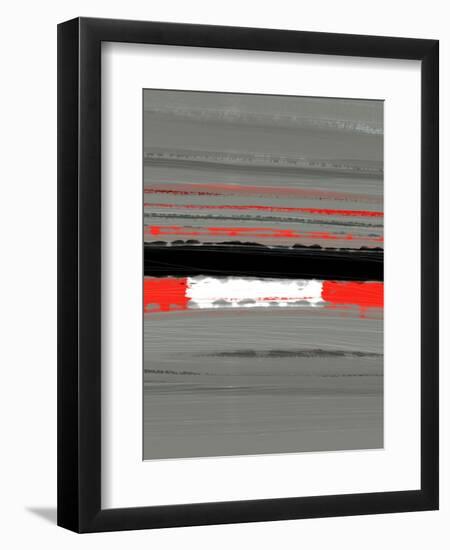 Abstract Red 4-NaxArt-Framed Art Print