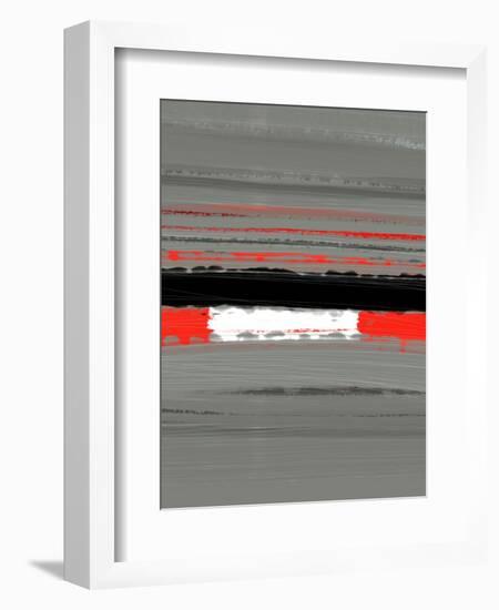 Abstract Red 4-NaxArt-Framed Art Print