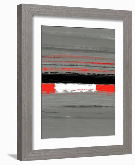 Abstract Red 4-NaxArt-Framed Art Print