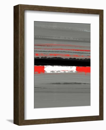 Abstract Red 4-NaxArt-Framed Art Print
