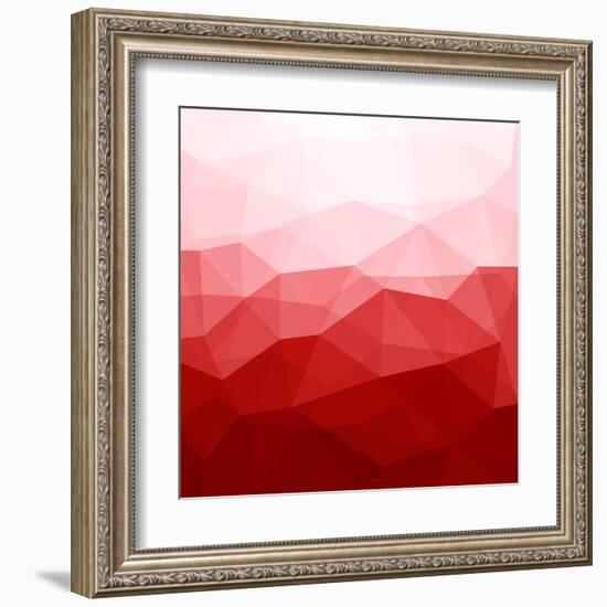 Abstract Red Background-epic44-Framed Art Print