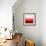 Abstract Red Background-epic44-Framed Art Print displayed on a wall