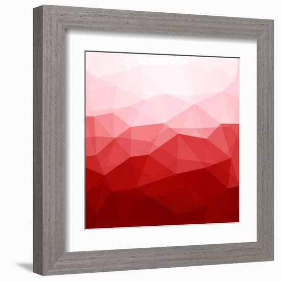 Abstract Red Background-epic44-Framed Art Print