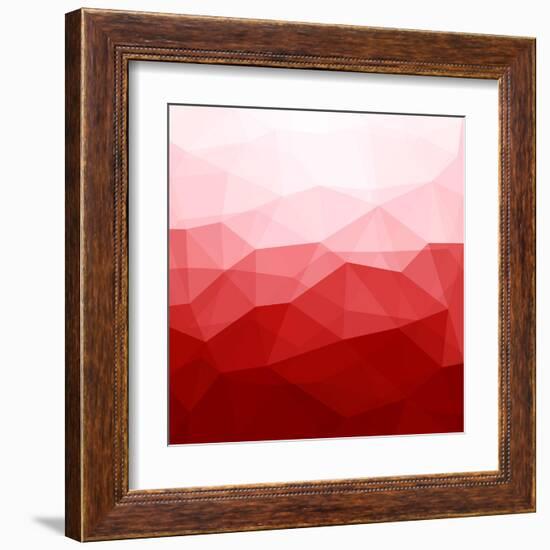 Abstract Red Background-epic44-Framed Art Print