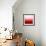 Abstract Red Background-epic44-Framed Art Print displayed on a wall