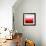 Abstract Red Background-epic44-Framed Art Print displayed on a wall