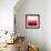 Abstract Red Background-epic44-Framed Art Print displayed on a wall