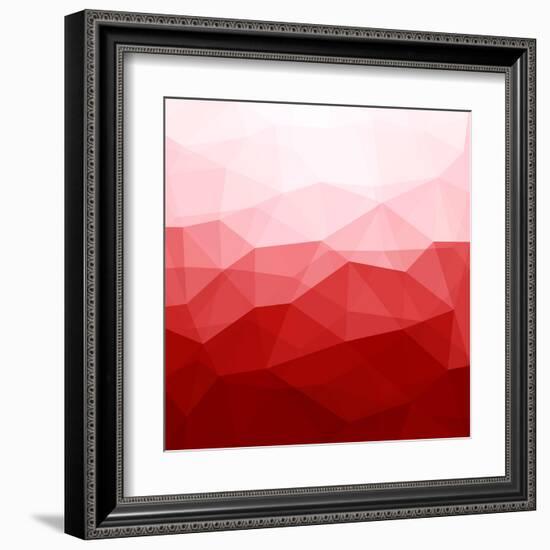 Abstract Red Background-epic44-Framed Art Print