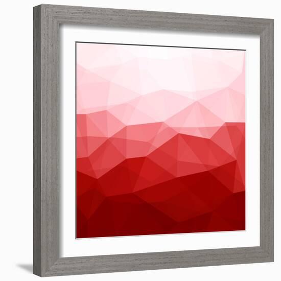 Abstract Red Background-epic44-Framed Art Print