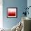 Abstract Red Background-epic44-Framed Art Print displayed on a wall