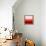 Abstract Red Background-epic44-Framed Stretched Canvas displayed on a wall