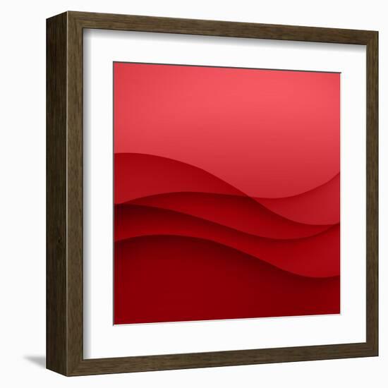 Abstract Red Background-Click Bestsellers-Framed Art Print