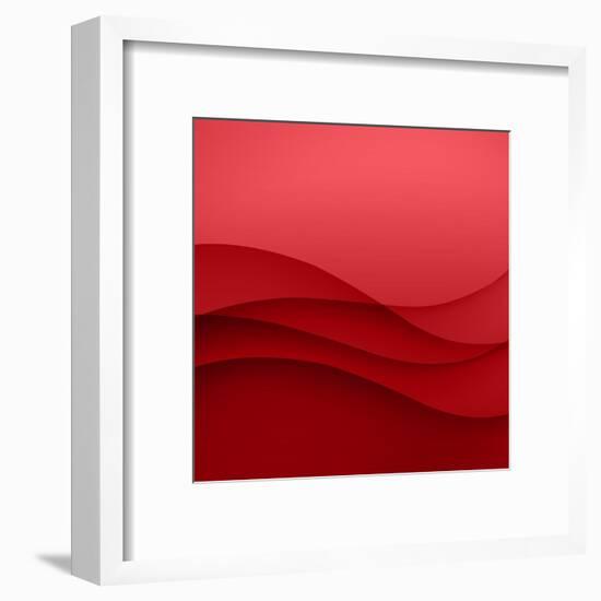 Abstract Red Background-Click Bestsellers-Framed Art Print