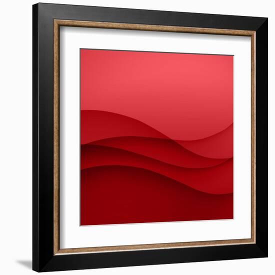 Abstract Red Background-Click Bestsellers-Framed Art Print