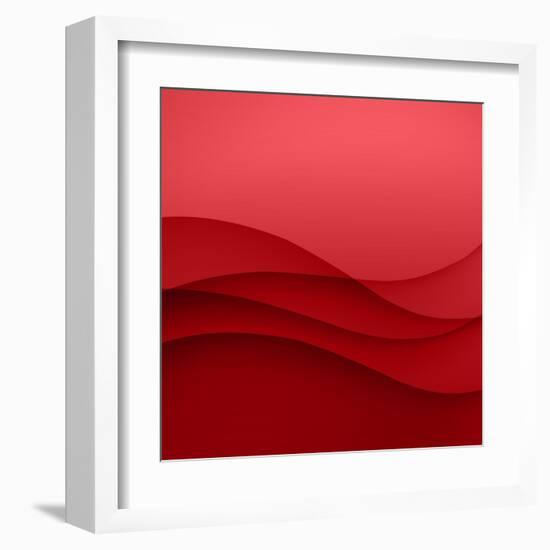 Abstract Red Background-Click Bestsellers-Framed Art Print