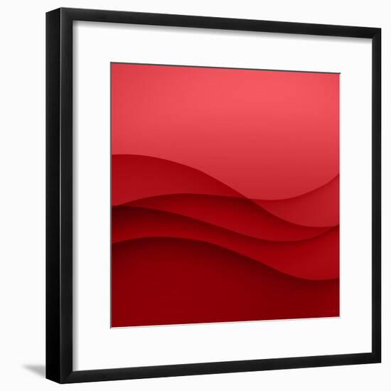 Abstract Red Background-Click Bestsellers-Framed Premium Giclee Print