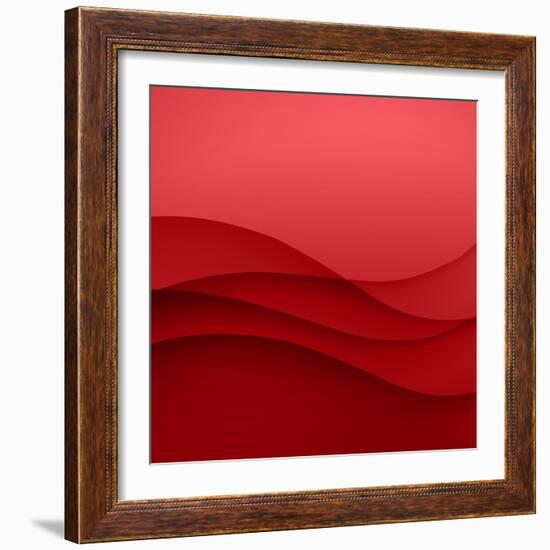 Abstract Red Background-Click Bestsellers-Framed Premium Giclee Print