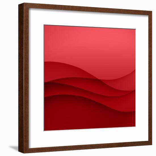 Abstract Red Background-Click Bestsellers-Framed Premium Giclee Print