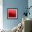 Abstract Red Background-Click Bestsellers-Framed Premium Giclee Print displayed on a wall