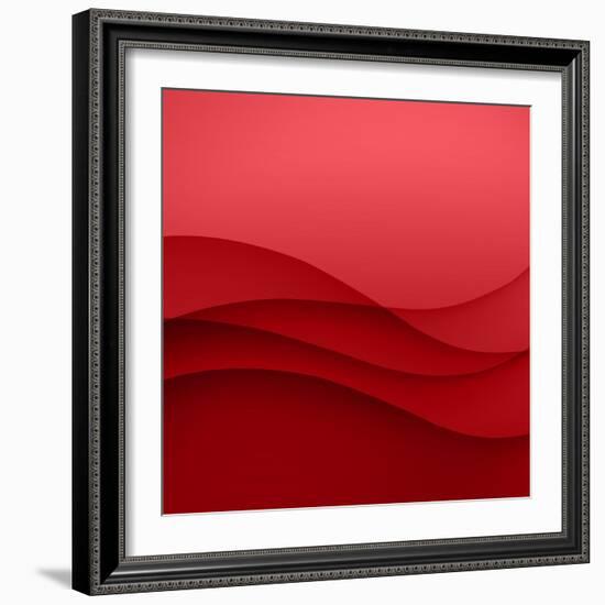 Abstract Red Background-Click Bestsellers-Framed Premium Giclee Print