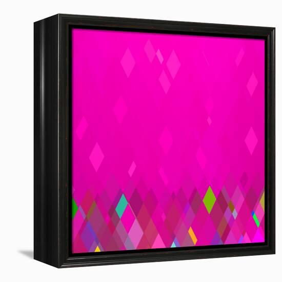 Abstract Red Background-epic44-Framed Stretched Canvas