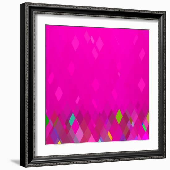 Abstract Red Background-epic44-Framed Art Print