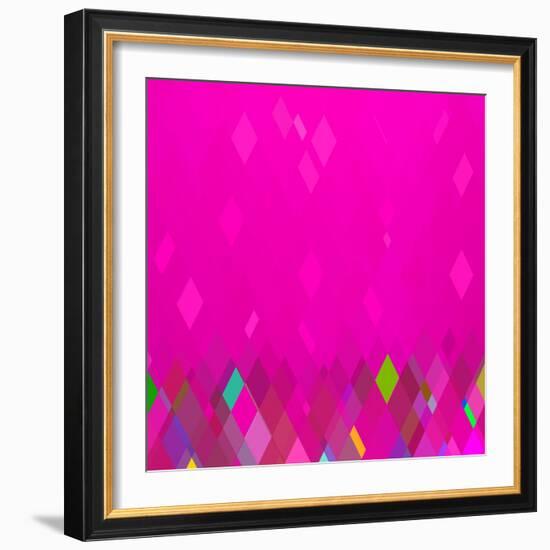 Abstract Red Background-epic44-Framed Art Print