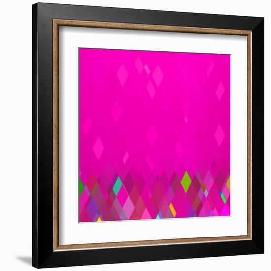 Abstract Red Background-epic44-Framed Art Print