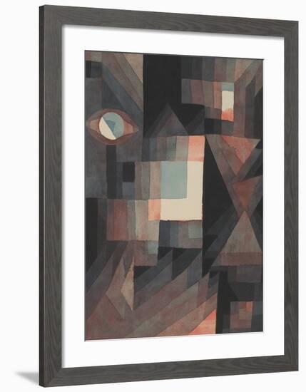 Abstract, Red/Green Gradation-Paul Klee-Framed Premium Giclee Print